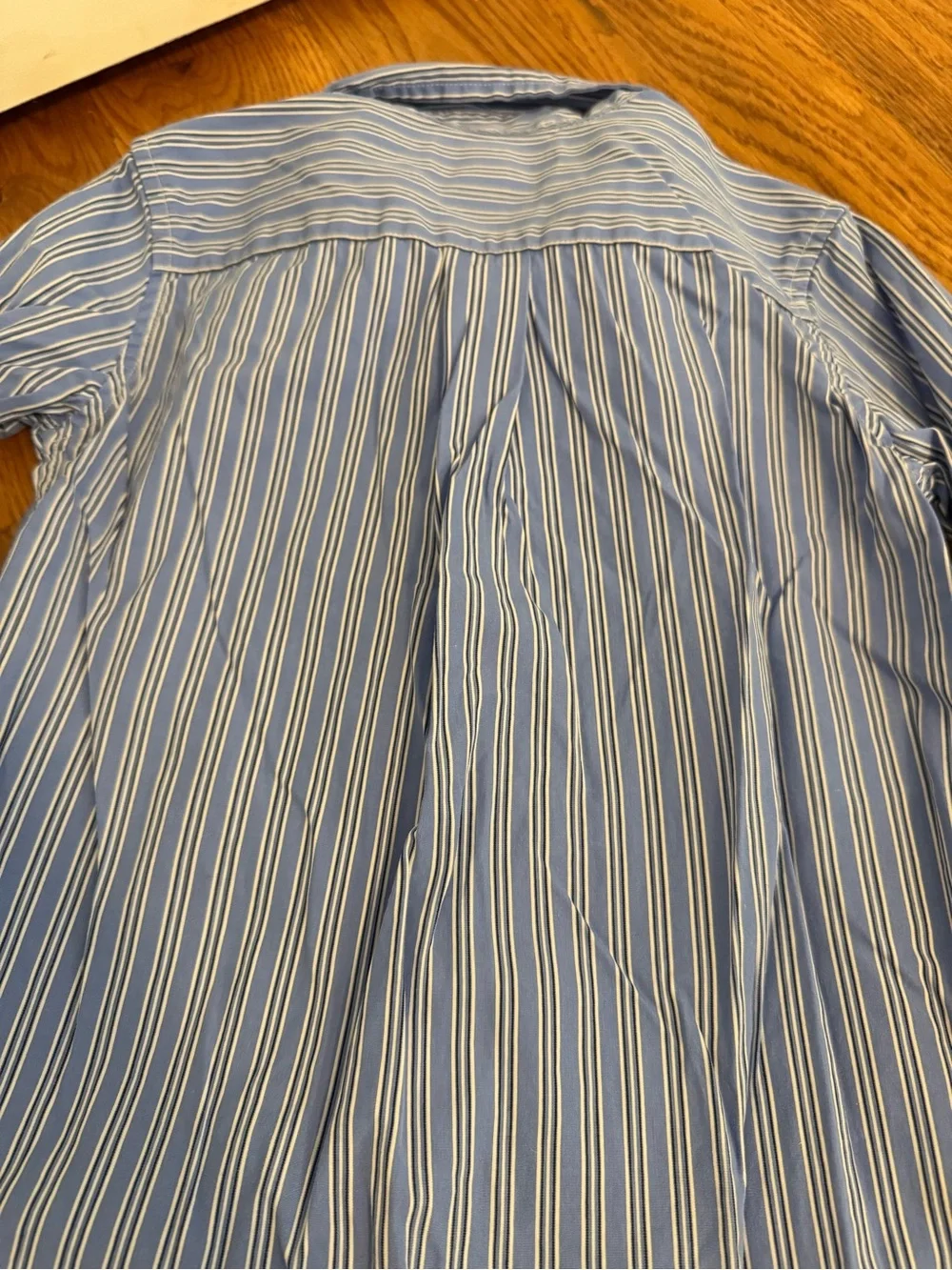 Ralph Lauren Toddler Boy Blue Striped Button Down Shirt Size 3T